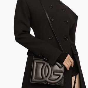 Dolce & Gabbana Logo Leather Crossbody Bag